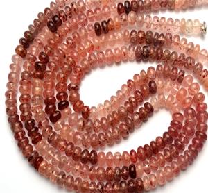 Vente chaude Fraise Quartz Rose Perles De Pierres Précieuses Pierre En Vrac pour DIY Collier Bracelet pour L'artisanat - Product Image 2