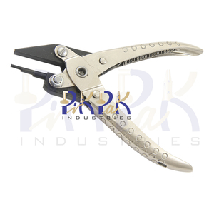 คีมลวดกลมแบน/ขนาน3ขั้น, คีมสปริงที่จับ140มม. เครื่องมือทำเครื่องประดับสำหรับห่อดัดงานประดิษฐ์ทำมือแบบทำมือ - Product Image 2