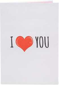 Thiệp chúc mừng ngày lễ tình nhân 3D bằng giấy tôi yêu bạn ngày lễ tình nhân - Product Image 2