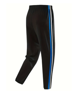 Pantalones Jogger 100% Algodón para Hombre, Color Sólido, Logotipo Personalizado, Estilo Casual Holgado, Cordón Ajustable, Ligeros, Frente Plano, Cintura Media, Corte Recto - Product Image 4