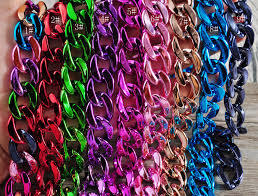 Chaîne à maillons en résine artisanale de haute qualité pour décoration murale - Product Image 4