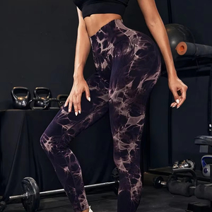 <b>Top</b> Trending Breathable Yoga Legging Casual Spandex Nylon Scrunch Butt Leggings New Customize Design Leggings for Women - Product Image 1