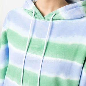 Sweats à capuche en coton/polyester de haute qualité, tricotés, solides, respirants, vêtements décontractés pour femmes, vêtements d'hiver, manches longues, à capuche, couleurs personnalisées - Product Image 5