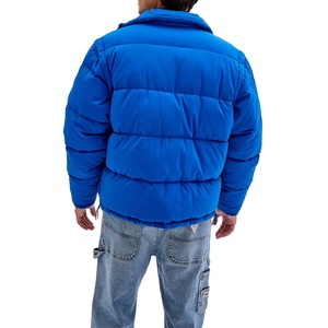 Professional Customized Logo Printing Wholesale Best Design Men Clothing <b>Light</b> <b>Weight</b> High Quality Blue Puffer <b>Jacket</b> 2026 - Product Image 4