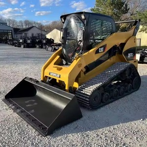 Chargeur multifonctionnel pas cher Cat Skid Steer pour chargeuse de terrassement Skid Steer Crawler Skid Steer Loader avec accessoire - Product Image 1