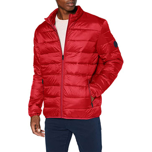 Chaqueta de Invierno Estilo Urbano para Hombre, Personalizable OEM, Ajuste Regular, Cuello Alto de Lona, Cierre de Cremallera, Chaqueta Informal para Hombre - Product Image 1