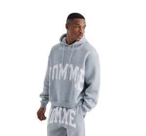 ชุดวอร์มผ้าคอตตอนผ้าโพลีเอสเตอร์แบบสวมศีรษะกางเกงทรงหลวมมีฮู้ดสำหรับผู้ชาย - Product Image 1