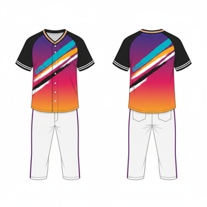 Uniformes de Béisbol Ligeros, Ropa Deportiva Personalizada para Equipos, Sublimada, de Malla, Secado Rápido, al por Mayor - Product Image 3