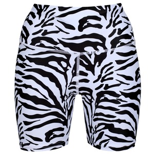 Shorts Deportivos de Cintura Alta con Encaje, Color Rosa Sólido, Transpirables, Impermeables, de Secado Rápido, Ecológicos, Lavados, de Alta Elasticidad, para Mujer - Product Image 5