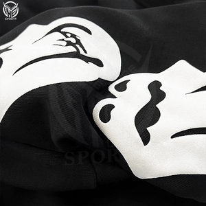 เสื้อสเวตเตอร์สวมหัวแบบยูนิเซ็กส์สำหรับผู้ชายเสื้อฮู้ดอะนิเมะโอเวอร์ไซส์ธรรมดาพิมพ์ลาย3D พัฟตามสั่งสำหรับฤดูหนาว - Product Image 4