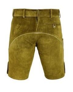 Shemax Trachten <b>Shorts</b> <b>Mens</b> Lederhosen Shaded Grey OEM Custom New Bavarian Oktoberfest Lederhosen - Product Image 4