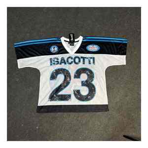 เสื้อเจอร์ซีย์ระบายอากาศแบบกำหนดเองเสื้อยืดคอกลมแบบธรรมดาเสื้อกีฬาตาข่ายเจอร์ซีย์เครื่องแบบอเมริกันฟุตบอล - Product Image 6