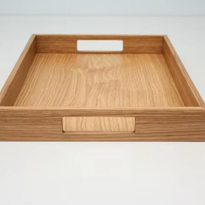 Plateau de service en bois fait main, artisanat de haute qualité, écologique pour la décoration de la maison et la salle à manger - Product Image 1