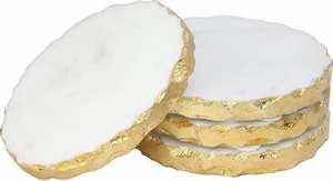 Ensemble de dessous-de-verre en bois et résine, style bohème, design unique, écologique, durable, décoration de Noël, couleur personnalisée, vente chaude - Product Image 6