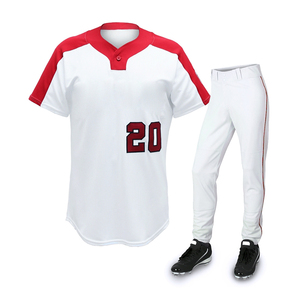 Los uniformes de béisbol de poliéster 100% personalizados diseñan sus propios conjuntos de equipo para hombres, mujeres y niños - Product Image 3