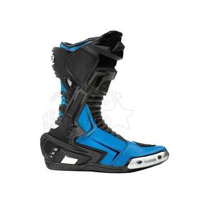 Chaussures de sport en cuir imperméables et respirantes pour moto, bottes de course pour moto, motocross pour hommes - Product Image 2
