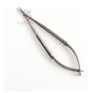 Castroviejo 140mm Porte-aiguille en acier inoxydable Vente directe d'usine Fabriqué au Pakistan - Product Image 3