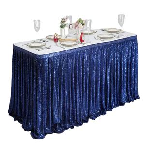 Elegant Disposable <b>Table</b> <b>Skirt</b> for Fancy Dinner Parties Custom Logo Printed Party Supplies - Product Image 1