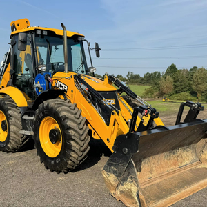 รถแบคโฮ4CX JCB รถตักพร้อมรถตักด้านหน้าและรถตักล้อ