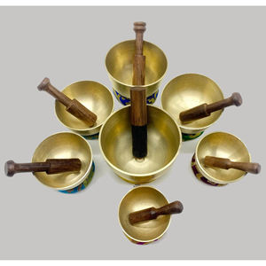 Bols chantants en acier inoxydable écologiques de printemps, utilisation spirituelle, tibétains faits à la main, méditation, yoga, sonothérapie, équilibre du corps et de l'esprit - Product Image 6