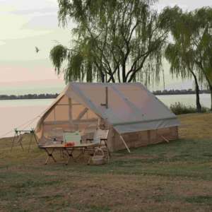 Grote Automatische Draagbare & Opvouwbare Opblaasbare Tent Met Luchtpomp Vier Seizoen 4-persoons Campingtent Voor Buitenglamping - Product Image 3