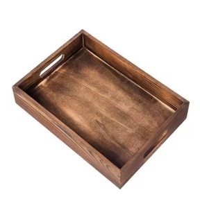 Sirve té, aperitivos o decoración con nuestra elegante bandeja de madera duradera, elegante y hecha a mano con bandejas de madera natural. - Product Image 5