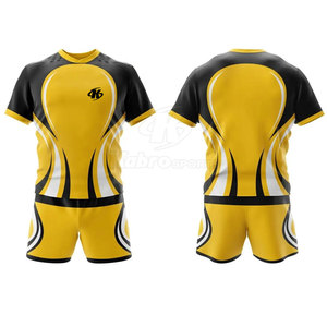 Uniforme de Rugby de manga corta superventas, diseño transpirable cómodo y de alta calidad, conjuntos de gran oferta - Product Image 1