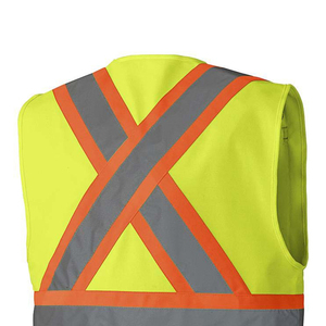 Construction de veste de sécurité haute visibilité multi-poches gilet de travail de sécurité réfléchissant coloré - Product Image 2