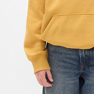 Boys Solid Color <b>Hoodie</b> For Wholesale And Bulk Orders With Drop Shoulders And Custom Logo Deign For Winter With Full Sleeve 2026 - Product Image 3