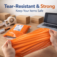 Enveloppes en polyéthylène personnalisées pour vêtements, sacs d'emballage imperméables, enveloppes d'expédition écologiques avec marquage personnalisé pour les vêtements