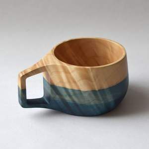 Japanese Style BEAUTY Natural Wood <b>Tea</b> <b>Cup</b> for Hot & Cold Wine Coffee Drinks Wooden Mug for Daily Use - Product Image 3