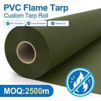 Rouleau de bâche en PVC M2 ignifuge 400 g/m² pour couverture de camion, protection de cargaison, tissu pour tente de camping et auvent portable