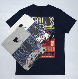 เสื้อยืดพิมพ์ลายลําลองผู้ชายคุณภาพระดับพรีเมียมคอกลมผ้าฝ้าย 100% เสื้อยืดฤดูร้อนป้ายแบรนด์ที่กําหนดเอง - Product Image 4