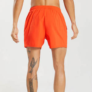 Shorts de sport décontractés pour hommes, nouvelle mode été, 100% coton, séchage rapide, respirant, motif uni, taille mi-haute, service OEM disponible - Product Image 2