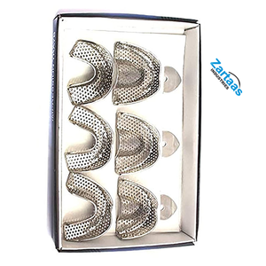 Bandejas de impresión ortopédica dental 6 PCS/Set Instrumentos de dentadura Fabricante y exportador de Instrumentos dentales - Product Image 2