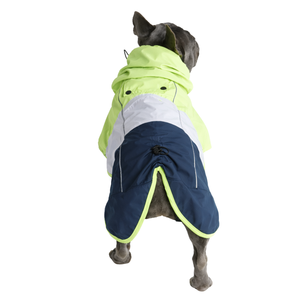 เสื้อกันฝนสุนัขสีขาวลิ้มขาว พร้อมฮู้ด กันน้ำ น้ำหนักเบา กันลม สำหรับสุนัขขนาดกลางถึงใหญ่ - Product Image 2