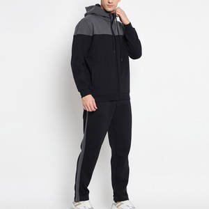 Confortable cordon respirant hiver à capuche hommes survêtements en vrac quantité légère vêtements de course - Product Image 4