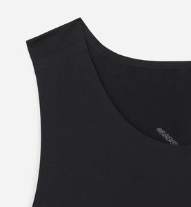 Débardeurs décontractés pour hommes, respirants, anti-boulochage, en élasthanne/polyester, col rond, broderie machine, vêtements de yoga et de fitness, tissu 220g - Product Image 3