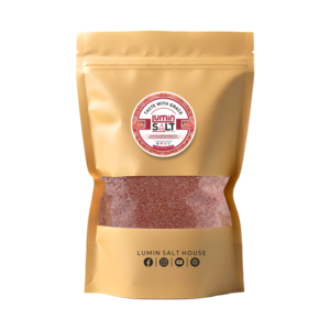 Sel de roche rose foncé de l'Himalaya 100% naturel, riche en minéraux, récolté à la main, non raffiné, qualité alimentaire, solide, en vrac, certifié ISO, sac de 99,99% - Product Image 1