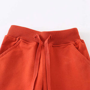 Pantalones Deportivos Casuales de la Mejor Calidad para Niños, Color Naranja, Transpirables, Ecológicos, Ligeros, Cintura Elástica, Ajuste Holgado, Dos Piezas - Product Image 4