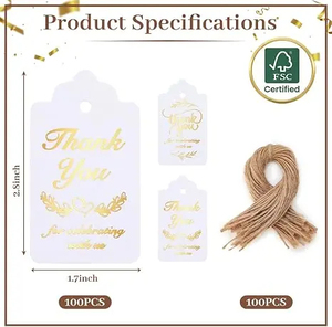 Etiquetas colgantes personalizadas en forma y color para la venta. El mejor fabricante diseña etiquetas colgantes de lujo con logotipo impreso personalizado para prendas. - Product Image 4