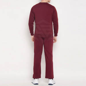 Venta al por mayor de ropa deportiva de diseño personalizado para hombres transpirable de gran tamaño más sudaderas con capucha patrón sólido chándal de invierno para adultos - Product Image 4