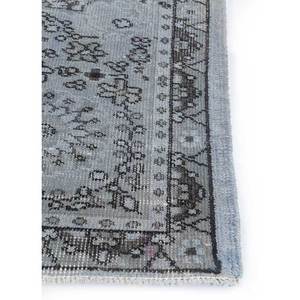 Alfombra de Lana Anudada a Mano, Color Gris Negro Vintage, Pae-1460, Nueva Alfombra Hecha a Mano para Sala de Estar, Medallón Abstracto Rectangular para el Hogar - Product Image 4