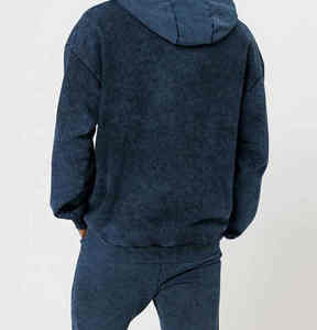 Nuevo precio bajo personalizado de alta calidad 100% algodón impreso chándales venta al por mayor holgado chándal Streetwear chándal para hombres - Product Image 5