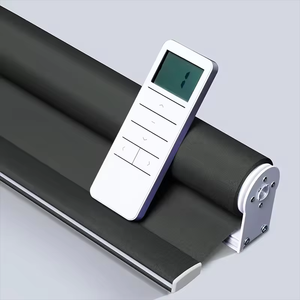 Persianas Enrollables Automatizadas Motorizadas de Poliéster de Calidad Fantástica, Cortinas Opacas Eléctricas para Ventanas - Product Image 2