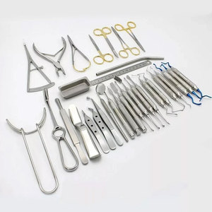 Kit de instrumentos periodontales Implantes dentales Ortodoncia quirúrgica 33 PCS Manual Acero inoxidable Autoclavable Alta calidad Alemán - Product Image 2