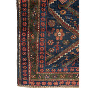 Tapis en laine noué à la main Kiaan Blue, grande surface, géométrique abstrait, rectangulaire, 3D, pour salon, Prayer-Paem-314 - Product Image 4