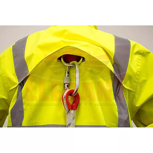 Veste de sécurité professionnelle réfléchissante haute visibilité imperméable veste de pluie pour hommes porter par sport élégant - Product Image 3