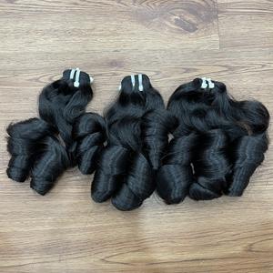 Extensions de cheveux vierges de qualité supérieure, traitées à la vapeur, boucles rebondissantes, super double trame, pleines de la racine à la pointe, prêtes à être expédiées - Product Image 6