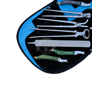 Delantal Profesional para Herrador, Kit Completo de Herramientas para Herrado de Caballos, Cortaúñas, Extractor de Clavos, Alicates y Cuchillos para Cascos, Lima y Pulidor - Product Image 3